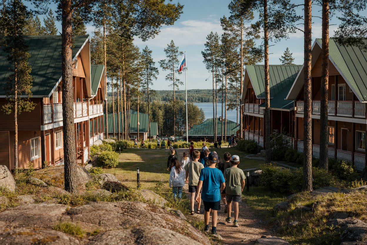 Панорама лагеря Кедровый Мыс