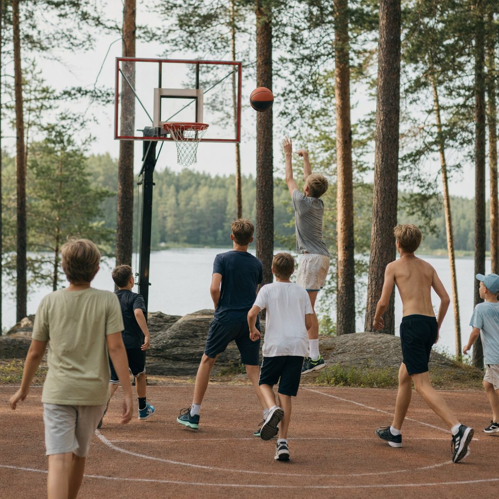 Спорт на площадке