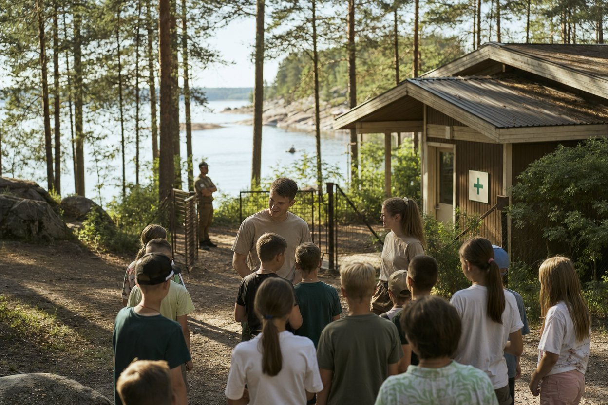 Вожатые с детьми