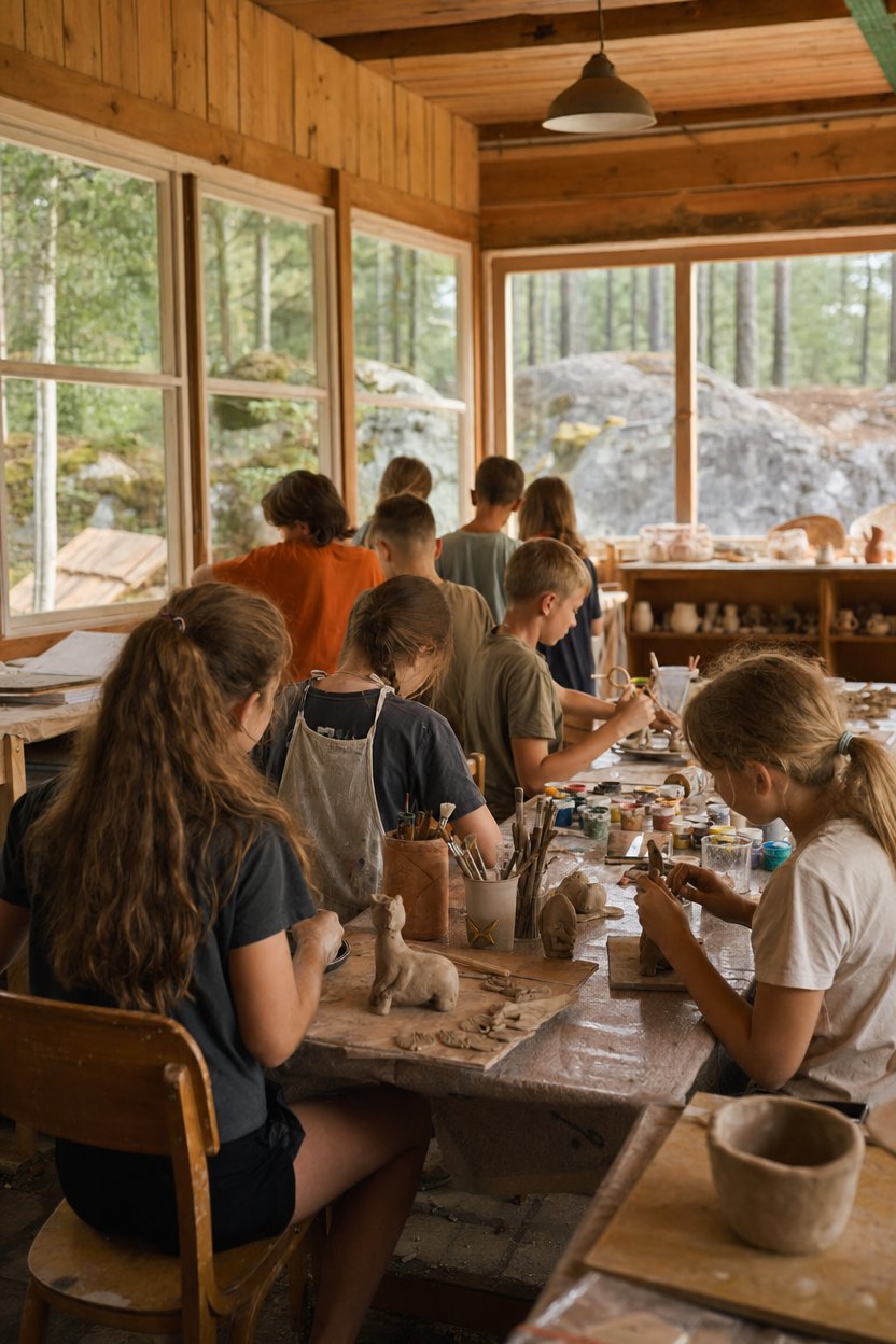 Творческая мастерская в лагере