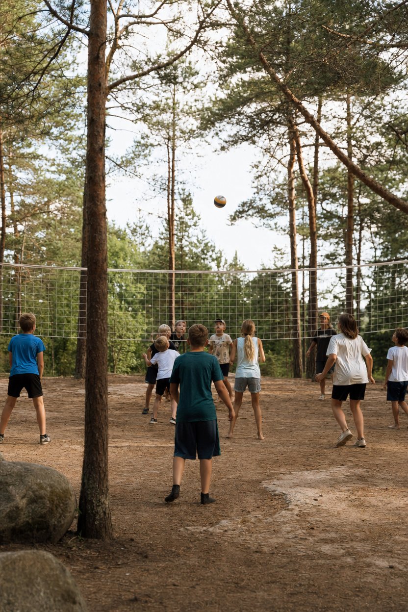 Спортивная площадка лагеря